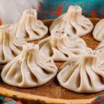 Home,Georgian,Cuisine,In,A,Restaurant:,Khinkali,On,A,Wooden
