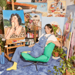 La pintora Marta De la Fuente inaugura su nueva exposición “Anís y Chinchón” junto con Levi’s®