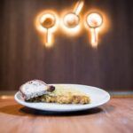 Pincho de tortilla con logo, Colósimo