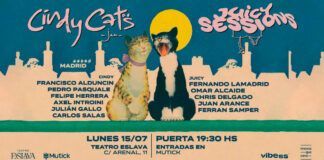 Los ciclos de música en directo ‘Cindy Cats Jam’ y ‘Juicy Sessions’ se dan cita el próximo 15 de julio por primera vez en Madrid