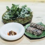 Tempeh de Alubia con con pulpo guisado