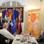 Nacho Sandoval y Gloria vicepresidenta del Centro riojano