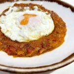 Pisto Elia de verduras a la parrilla y huevo de corral, La Taberna de Elia