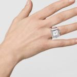 RELOJ-ANILLO ACERO ESLABONES N12-14