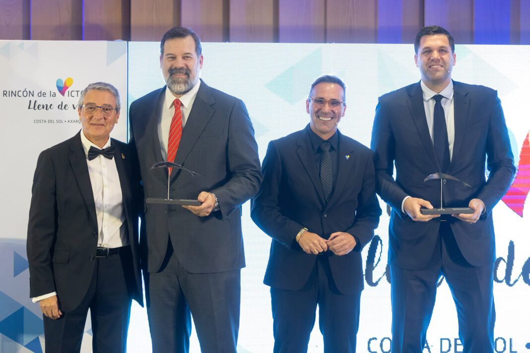 Franciso Salado, Alfonso Reyes, Antonio José Martín y Felipe Reyes, Gala del Boquerón Victoriano